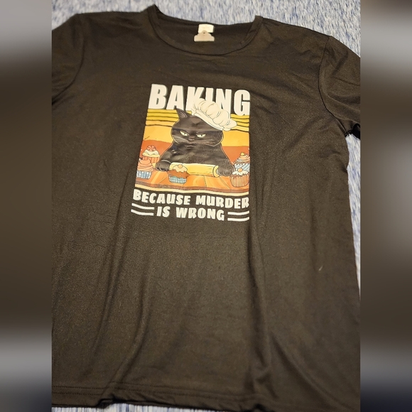 Baking cat shirt womens - Picture 1 of 3